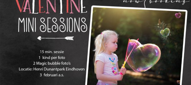 Valentijn: boek je shoot met magische bellenblaas