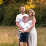 Gezinsfoto, Warme foto, Zonsondergang, Familiefotografie