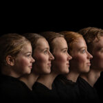 Faces portret-Zijkanten fotografie-Studio-Gezinsfoto